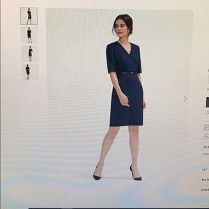 MM LaFleur Maxwell dress - galaxy blue